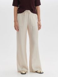 OPUS Spodnie w kolorze beżowym rozmiar: 42. Brązowe spodnie materiałowe damskie Opus, bez wzorów, z materiału. Za 165.99 zł.