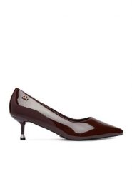 MEXX Czółenka EO-WS1315-02 Bordowy. Czerwone czółenka damskie Mexx, bez wzorów, ze skóry, bez obcasa. Za 329.99 zł.