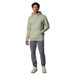 Bluza dresowa sportowa męska Meridian Creek Hoodie. Brązowe bluzy bez kaptura męskie Columbia, bez wzorów, z bawełny, sportowe, bez kołnierzyka, bez ramiączek. Za 249.99 zł.