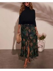 Milan Kiss Spódnica w kolorze zielonym rozmiar: S. Zielone spódniczki damskie Milan Kiss, s, bez wzorów, maxi. Za 161.34 zł.