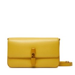 Torebka Furla. Żółte listonoszki damskie Furla, bez wzorów, bez dodatków. Za 1,319.00 zł.