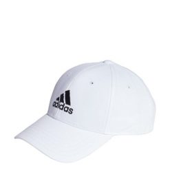 Czapka Cotton Twill Baseball. Białe czapki męskie Adidas, bez wzorów, sportowe. Za 99.95 zł.