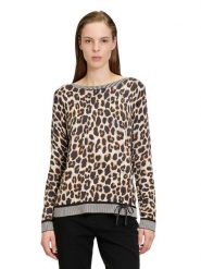 Betty Barclay Sweter w kolorze beżowo-jasnobrązowym rozmiar: 42. Brązowe swetry klasyczne damskie Betty Barclay, bez kołnierzyka. Za 134.85 zł.