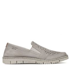 Półbuty Josef Seibel. Szare półbuty męskie Josef Seibel, bez zapięcia. Za 299.99 zł.