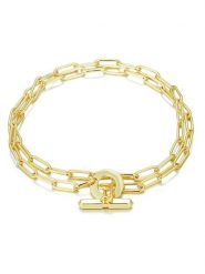 Les Favorites Pozłacana bransoletka z elementem ozdobnym rozmiar: onesize. Żółte bransoletki damskie Les Favorites, pozłacane. Za 282.99 zł.