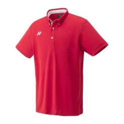 Koszulka sportowa męska Yonex CPM104552496. Czerwone t-shirty sportowe męskie YONEX, m, z poliesteru, bez ramiączek. Za 221.00 zł.
