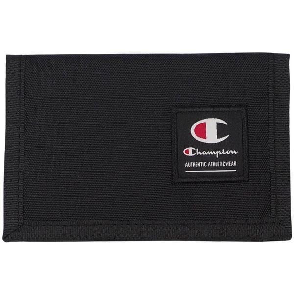 KK001 Portfel Z Logo. Czarne portfele damskie CHAMPION, bez wzorów. Za 75.99 zł.