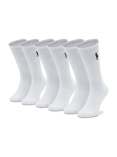Polo Ralph Lauren Skarpety długie 449858064001 Biały. Białe skarpetki damskie Polo Ralph Lauren, bez wzorów, z materiału. Za 134.99 zł.