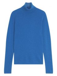 Perfect Cashmere Kaszmirowy golf "Bise" w kolorze niebieskim rozmiar: S. Niebieskie golfy damskie Perfect Cashmere, s, bez wzorów, z kaszmiru, bez ramiączek. Za 347.99 zł.