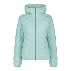 Damska kurtka z kapturem CMP. Niebieskie kurtki narciarskie i snowboardowe damskie CMP, bez wzorów, z puchu, z kapturem, narciarskie. W wyprzedaży za 618.50 zł.