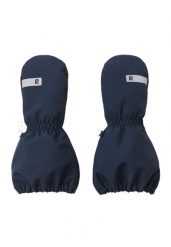Rękawiczki zimowe dziecięce Reima Moffen. Niebieskie rękawiczki dziecięce Reima, z poliesteru, bez ramiączek. Za 129.99 zł.