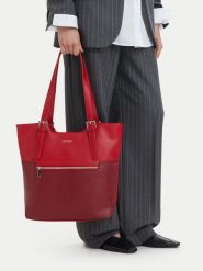 Lasocki Torebka CEO-LSK-L-004-10 Czerwony. Czerwone torebki klasyczne damskie Lasocki, bez wzorów, ze skóry, bez dodatków. Za 199.99 zł.