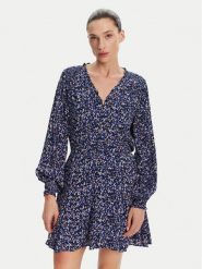 Pepe Jeans Sukienka codzienna Anna PL953639 Niebieski Regular Fit. Niebieskie sukienki damskie Pepe Jeans, na co dzień, m, bez wzorów, z jeansu, bez kołnierzyka, bez ramiączek, proste. Za 309.99 zł.