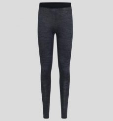 Legginsy termoaktywne męskie Odlo NATURAL Performance Wool. Szare spodnie sportowe męskie Odlo, z materiału. Za 297.49 zł.