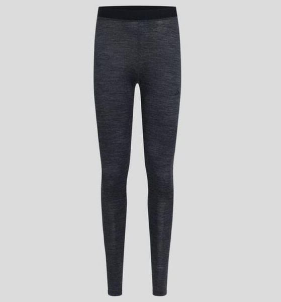 Legginsy termoaktywne męskie Odlo NATURAL Performance Wool. Szare spodnie sportowe męskie Odlo, z materiału. Za 297.49 zł.
