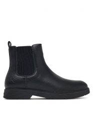 Calvin Klein Botki Chelsea Boot V3X5-83498-1355 D Czarny. Czarne botki dziewczęce CALVIN KLEIN, bez wzorów, ze skóry, bez ramiączek. Za 434.99 zł.