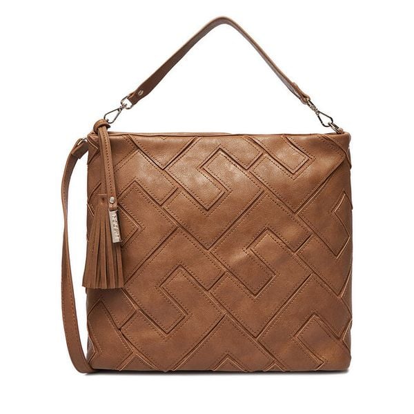 Torebka Lasocki. Brązowe torebki klasyczne damskie Lasocki, bez wzorów, bez dodatków. Za 189.99 zł.