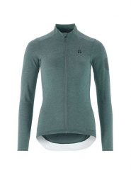 Craft Koszulka kolarska "Core Bike Essence Wool" w kolorze turkusowym rozmiar: M. Niebieskie bluzki sportowe damskie Craft, m, bez wzorów, z wełny, bez ramiączek. Za 181.76 zł.