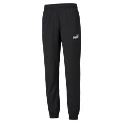 Puma Active Wovenpant, męskie spodnie dresowe, Czarne. Białe spodnie dresowe męskie Puma, z dresówki. Za 260.50 zł.
