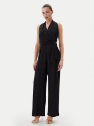 Rinascimento Kombinezon CFC0123773003 Czarny Regular Fit. Czarne kombinezony damskie RINASCIMENTO, xs, bez wzorów, z syntetyku, bez kołnierzyka, bez ramiączek. Za 369.99 zł.