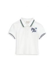 Original Marines Polo DFP5187YF Biały Regular Fit. Białe t-shirty chłopięce Original Marines, bez wzorów, z bawełny, bez ramiączek. Za 89.99 zł.