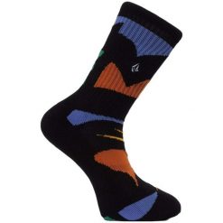 Skarpety Volcom Arthur Longo czarne. Czarne skarpetki damskie Volcom, bez wzorów. Za 97.29 zł.