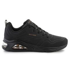 Buty Skechers Tres-Air Uno Ah Mazing 177390-BBK czarne. Czarne buty sportowe na co dzień damskie bez wzorów. Za 544.84 zł.
