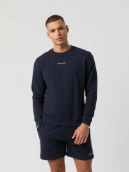 Bjorn_borg BORG CLASSIC SWEATSHIRT bluza męska – NIGHT SKY. Niebieskie bluzy bez kaptura męskie Björn Borg, m. Za 319.50 zł.