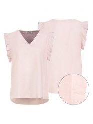 Eight2Nine Bluzka w kolorze jasnoróżowym rozmiar: XL. Różowe bluzki damskie Eight2Nine, xl, bez wzorów, bez kołnierzyka, bez ramiączek. Za 96.60 zł.