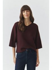 TATUUM Sweter "Rafia" w kolorze fioletowym rozmiar: XS. Różowe swetry klasyczne damskie Tatuum, xs, bez kołnierzyka. Za 116.95 zł.