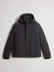 Woolrich Kurtka puchowa w kolorze czarnym rozmiar: L. Czarne kurtki męskie Woolrich, na zimę, l, bez wzorów, z puchu, bez kaptura. Za 1,295.85 zł.