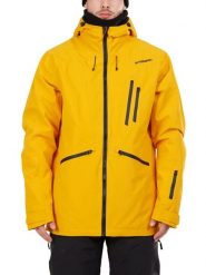 Płaska kurtka męska Fundango Rigel. Brązowe kurtki narciarskie i snowboardowe damskie Fundango, m, bez wzorów, z materiału, bez kaptura, narciarskie. Za 599.00 zł.