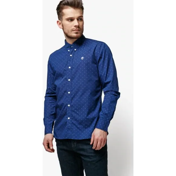 Timberland Koszula Ls Tioga River Texture Shirt Slim , granatowy, rozmiar XXXL. Niebieskie koszule męskie Timberland, m, bez wzorów, z bawełny, bez kołnierzyka, bez ramiączek. W wyprzedaży za 239.99 zł.
