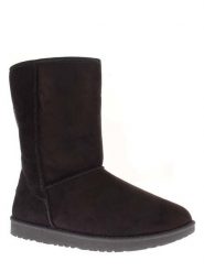 ISLAND BOOT Kozaki zimowe w kolorze czarnym rozmiar: 38. Czarne kozaki damskie Island Boot, z materiału, bez obcasa, na platformie. Za 149.66 zł.