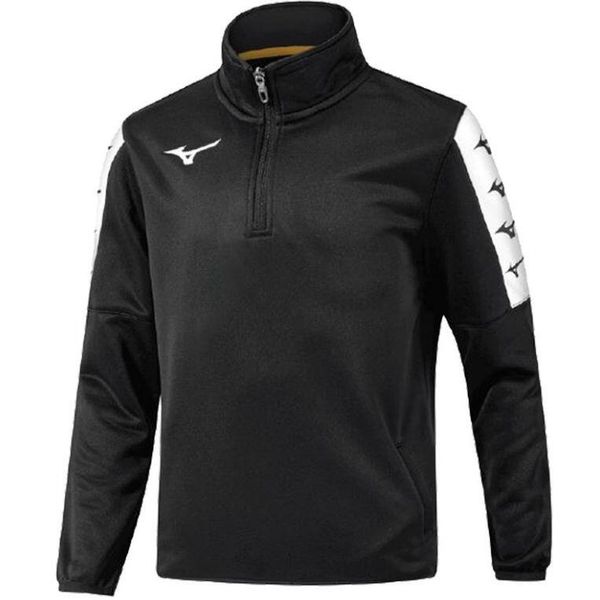 Bluza Mizuno Nara TT. Czarne bluzy bez kaptura męskie Mizuno. Za 191.00 zł.