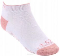 Skarpety do squasha Karakal X2+ Trainer biało-różowe 36/40. Białe skarpetki damskie KARAKAL, bez wzorów, z bawełny. Za 29.99 zł.