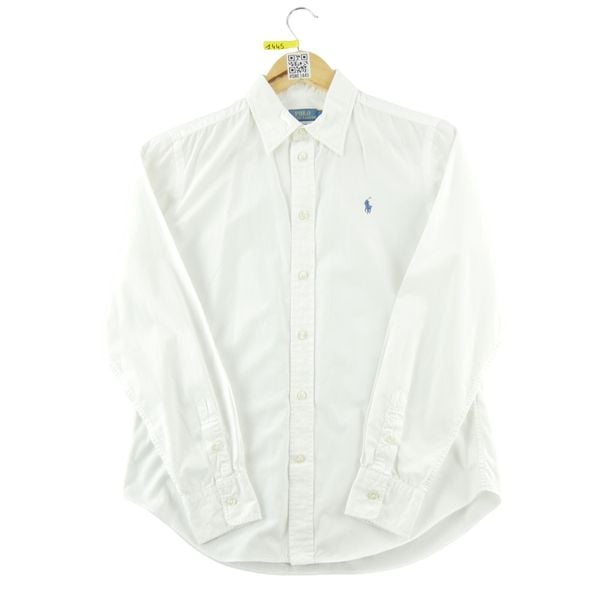 Second life - Koszula damska Polo Ralph Lauren klasyczna biała - Stan dobry. Białe koszule damskie Ralph Lauren, s, bez wzorów, z tkaniny, eleganckie, bez kołnierzyka, bez ramiączek. Za 149.06 zł.
