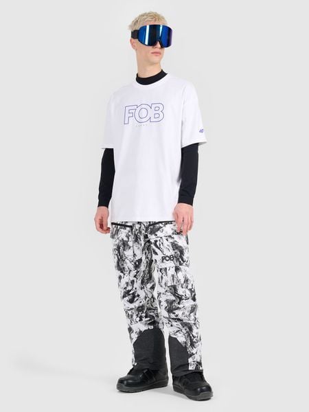 4F Spodnie snowboardowe membrana 15000 męskie - multikolor L. Spodnie materiałowe męskie 4f, bez wzorów. Za 599.99 zł.