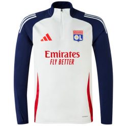 Bluza Olympique Lyonnais Tiro 24 Training. Białe bluzy bez kaptura męskie Adidas, xl, z materiału. W wyprzedaży za 244.30 zł.