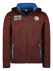 Geographical Norway Kurtka softshellowa "Uball" w kolorze ciemnoczerwonym rozmiar: S. Czerwone kurtki outdoor męskie Geographical Norway, s, z aplikacjami, bez kaptura. Za 122.96 zł.