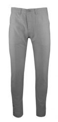 Wiosenno-Letnie, Bawełniane Spodnie (Chinos) - Pako Jeans - Popielate. Szare spodnie materiałowe męskie Pako Jeans, bez wzorów, z bawełny. Za 199.00 zł.