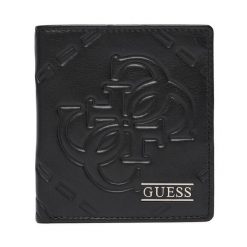 Portfel Guess. Czarne portfele męskie Guess, z aplikacjami. Za 259.99 zł.