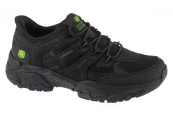 Buty sportowe Sneakersy męskie, Slip-ins John Deere Terraform-Pierce. Czarne buty sportowe na co dzień męskie Skechers, z materiału, bez zapięcia, trekkingowe. Za 449.99 zł.