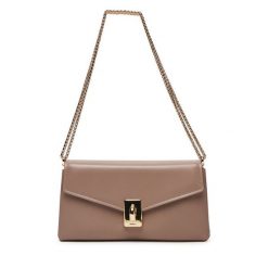 Torebka Furla. Brązowe torebki klasyczne damskie Furla, bez wzorów, wizytowe, bez kołnierzyka, bez ramiączek. Za 1,119.00 zł.