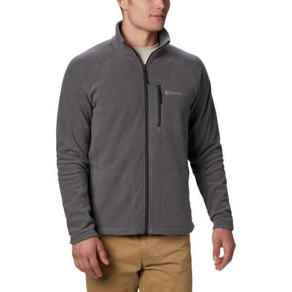 Bluza polarowa turystyczna męska Columbia Fast Trek II FZ. Szare bluzy bez kaptura męskie Columbia, m, z polaru. Za 179.99 zł.