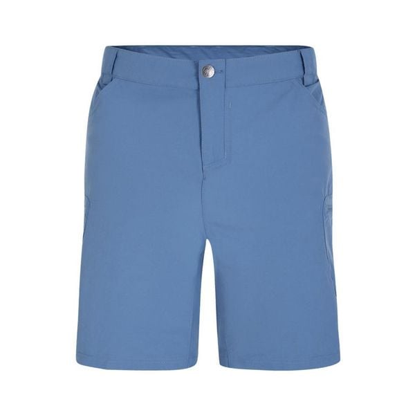 Szorty Dare 2B Tuned In II. Niebieskie szorty męskie Dare 2b, z elastanu, bez kołnierzyka. W wyprzedaży za 236.50 zł.