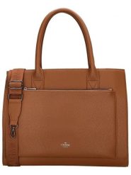 Charm Torebka w kolorze jasnobrązowym - 40 x 32 x 13 cm rozmiar: onesize. Brązowe torby na laptopa damskie Charm, bez wzorów, z materiału. Za 196.24 zł.
