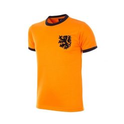Retro koszulka piłkarska Holandia – Mistrzostwa Świata 1978. Brązowe t-shirty damskie COPA FOOTBALL, m, bez wzorów, bez kołnierzyka. Za 231.62 zł.