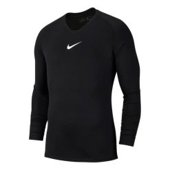 Koszulka treningowa męska Nike Dry Park First Layer. Białe bielizna termoaktywna męska Nike, m, bez wzorów, z materiału. Za 168.00 zł.