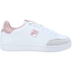 Buty Fila Courtbay FFW0477 13251 białe. Białe buty sportowe na co dzień damskie bez wzorów, z gumy. Za 297.54 zł.